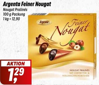 Simmel Argenta Feiner Nougat Pralinés 100 g Packung Angebot