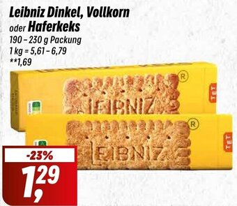 Simmel Leibniz Dinkel, Vollkorn oder Haferkeks 190-230 g Packung Angebot