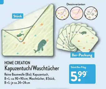 Aldi Nord Kapuzentuch waschtucher Angebot