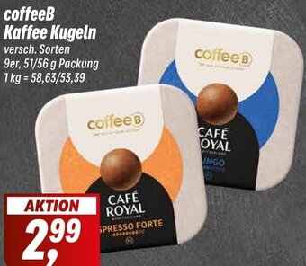 Simmel coffeeB Kaffee Kugeln 9er, 51/56 g Packung Angebot