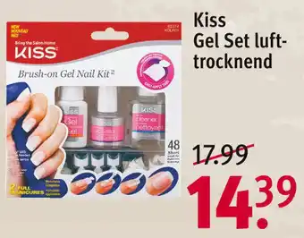 Rossmann Kiss Gel Set lufttrocknend Angebot