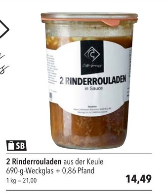 CITTI Markt 2 RINDERROULADEN in Sauce 690g Angebot