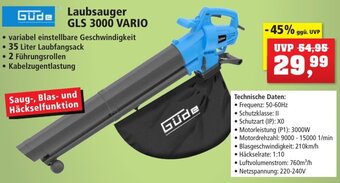 Thomas Philipps Güde Laubsauger GLS 3000 VARIO Angebot