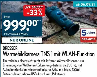 Aldi Nord Warmebildkamera TNS 1 mit WLAN-funktion Angebot