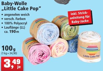 Thomas Philipps Baby-Wolle Little Cake Pop 100 g Angebot