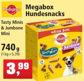 Thomas Philipps Pedigree Megabox Hundesnacks 740 g Angebot