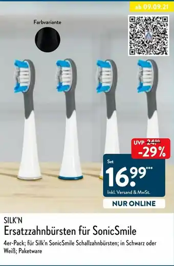 Aldi Nord Ersatzzahnbursten fur sonicsmile Angebot