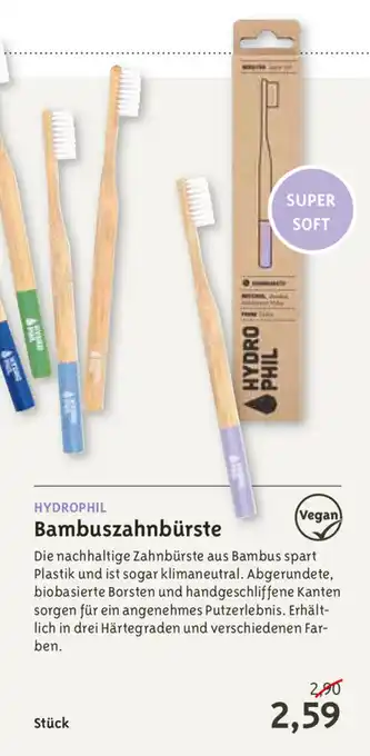 Biocompany Hydrophil Bambuszahnbürste Angebot