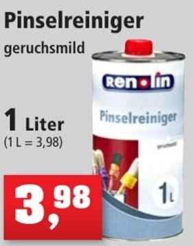 Thomas Philipps Renolin Pinselreiniger 1 Liter Angebot