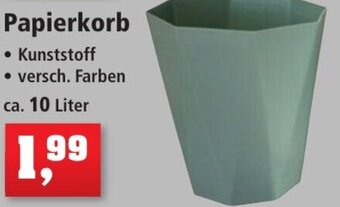 Thomas Philipps Papierkorb ca. 10 Liter Angebot