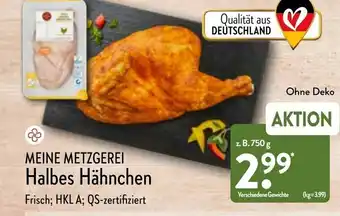 Aldi Nord Halbes hahnchen 750g Angebot