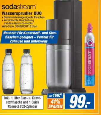 expert Octomedia Sodastream Wassersprudler Duo Angebot