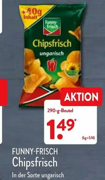 Aldi Nord Chipsfrisch 290g Angebot