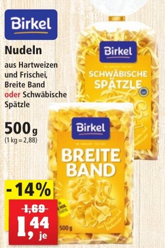 Thomas Philipps Birkel Nudeln 500 g Angebot