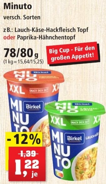 Thomas Philipps Birkel Minuto 78/80 g Angebot