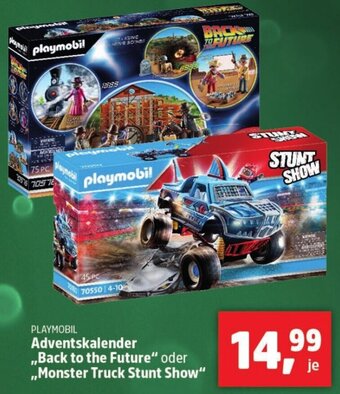 Thomas Philipps PLAYMOBIL Adventskalender Back to the Future oder Monster Truck Stunt Show Angebot