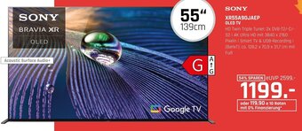 Hirsch und Ille SONY XR55A90JAEP OLED TV Angebot