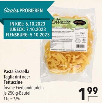 CITTI Markt Pasta Sassella Tagliarini oder Fettuccine 250g Angebot
