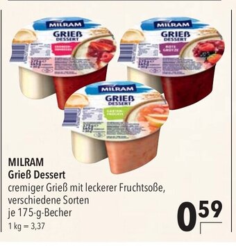 CITTI Markt MILRAM Grieß Dessert je 175-g-Becher Angebot