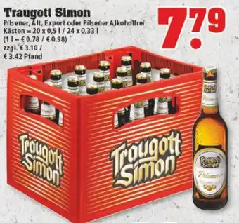 trinkgut Traugott Simon 20x0,5L / 24x0,33L Angebot