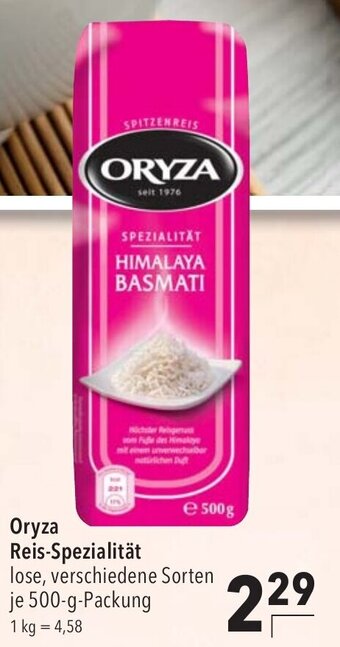CITTI Markt Oryza Reis-Spezialität 500g Angebot