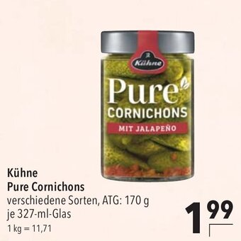 CITTI Markt Kühne Pure Cornichons 327ml Angebot