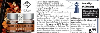 CITTI Markt CITTI Genuss Gewürzmischung für Schmor- und Ofengemüse 50g Angebot