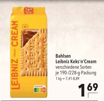 CITTI Markt Bahlsen Leibniz Keks'n'Cream verschiedene Sorten je 190-/228-g Angebot