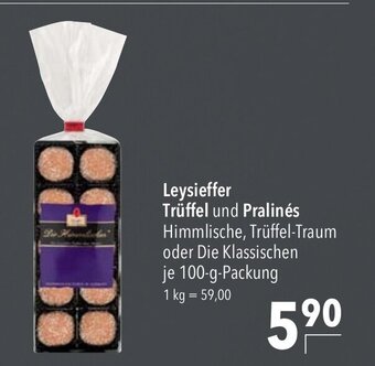 CITTI Markt Leysieffer Trüffel und Pralinés Himmlische, Trüffel-Traum oder Die Klassischen 100g Angebot