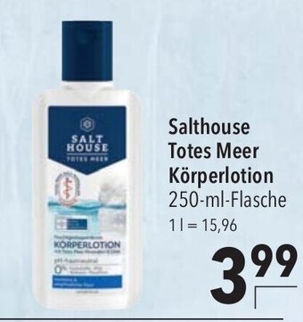 CITTI Markt Salthouse Totes Meer Körperlotion 250-ml-Flasche Angebot