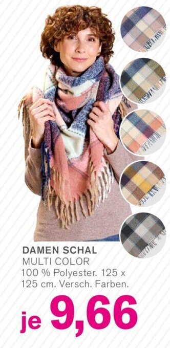 KODi DAMEN SCHAL MULTI COLOR Angebot