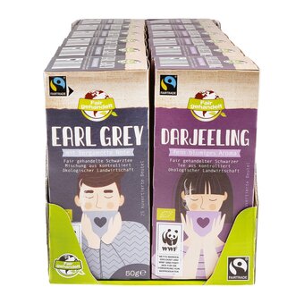 Netto Marken-Discount Bio fairtrade tee 50 g, verschiedene sorten, 12er pack Angebot