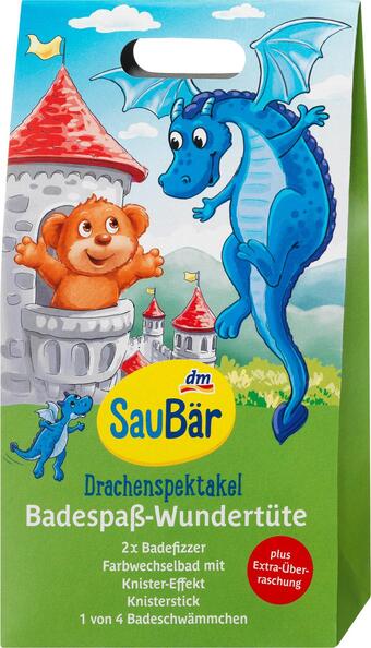 dm drogerie Saubär kinder badezusatz wundertüte drachenspektakel Angebot