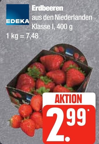 Edeka Frischemarkt EDEKA Erdbeeren 400 g Angebot