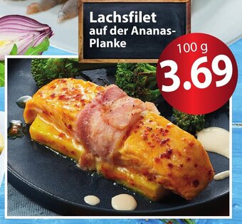 Famila Nord Ost Lachsfilet auf der Ananas- Planke 100 g Angebot