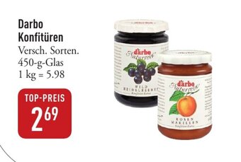 Galeria Markthalle Darbo Konfitüren 450 g Glas Angebot