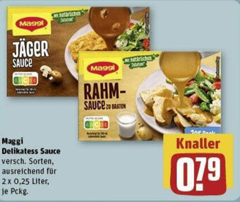 REWE Maggi Delikatess Sauce 2 x 0,25 Liter Angebot