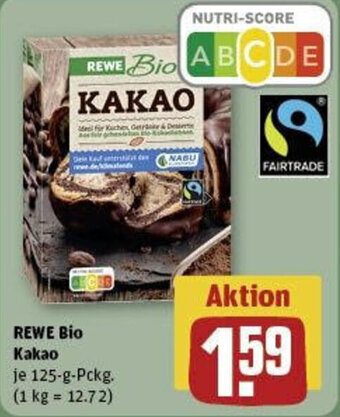 REWE REWE Bio ABCDE KAKAO 125 g Pckg. Angebot