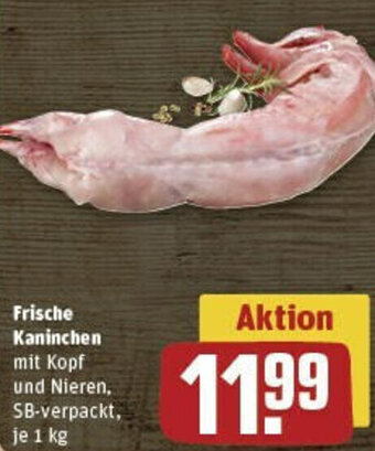 REWE Frische Kaninchen 1 kg Angebot