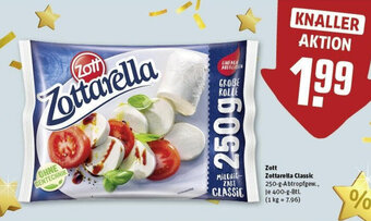REWE Zott Zottarella Classic 250-g-Abtropfgew., 400 g Btl. Angebot