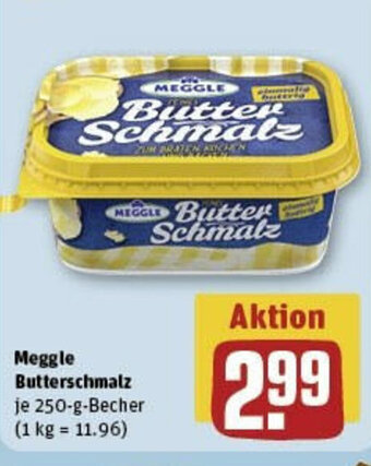 REWE Meggle Butterschmalz 250-g-Becher Angebot