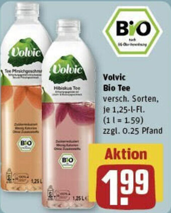 REWE Volvic Bio Tee 1,25-l-Fl. Angebot