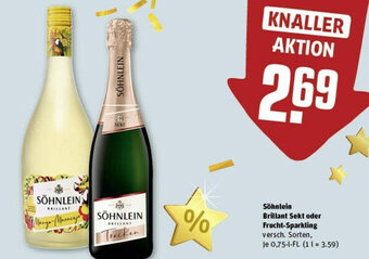 REWE Söhnlein Brillant Sekt oder Frucht-Sparkling 0,75-l-Fl. Angebot