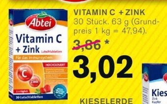 KODi Abtei Vitamin C + Zink 30st Angebot