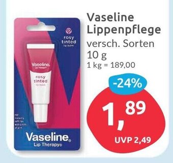 Budni Vaseline Lippenpflege versch. Sorten 10g Angebot