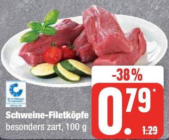 Edeka Schweine-Filetköpfe 100 g Angebot