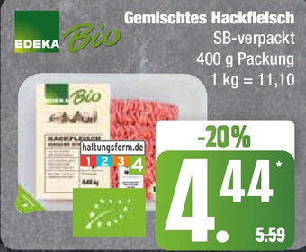 Edeka EDEKA Gemischtes Hackfleisch 400 g Packung Angebot