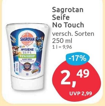 Budni Sagrotan Seife No Touch versch. Sorten 250ml Angebot