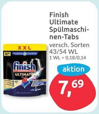 Budni Finish Ultimate Spülmaschinen-Tabs versch. Sorten 43/54 WL Angebot