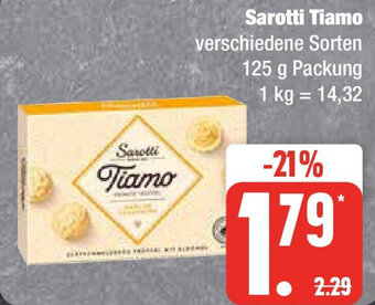 Edeka Sarotti Tiamo 125 g Packung Angebot